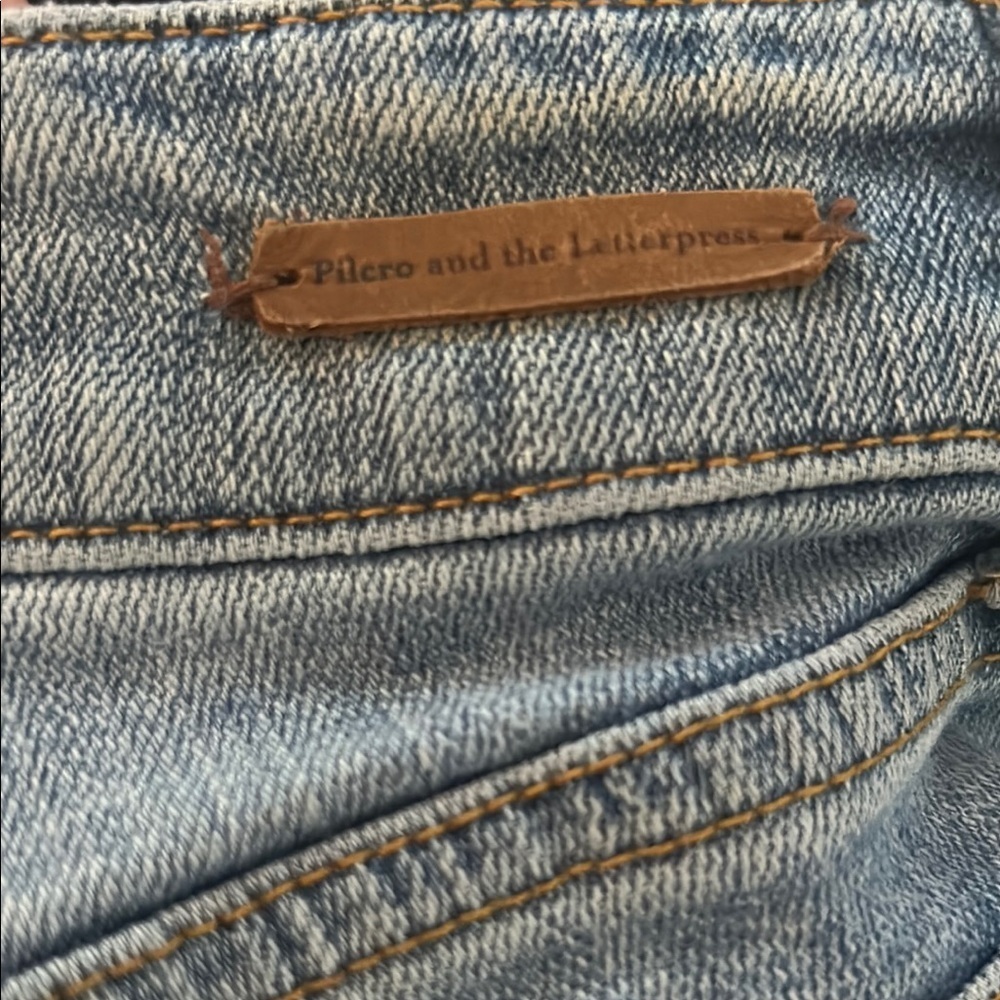 Pilcro and the Letterpress Blue Skinny Jeans Sleek Fit - Hyphen B3 - Picture 4 of 8